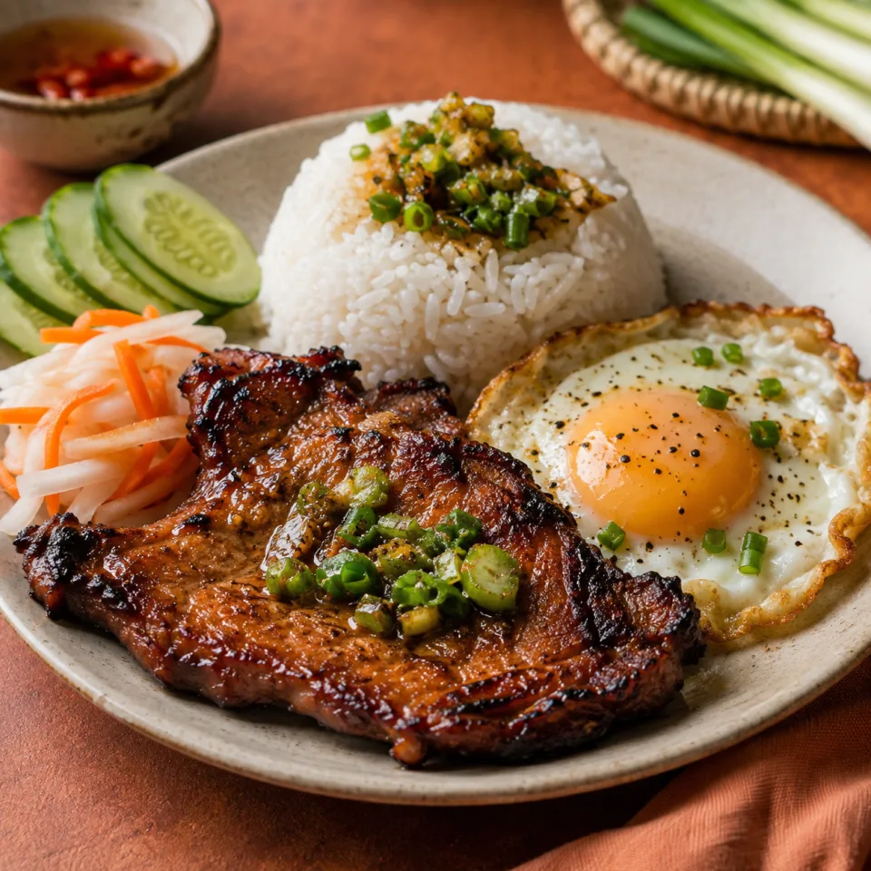 Thực đơn ghi trên bảng